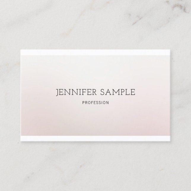 Professional Creative Design Colour Harmony Luxury Business Card (Front)