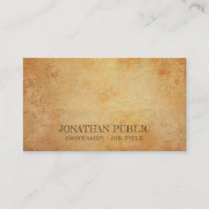 Professional Creative Elegant Antic Look Luxury Business Card