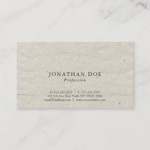 Professional Creative Vintage Historical Used Look Business Card