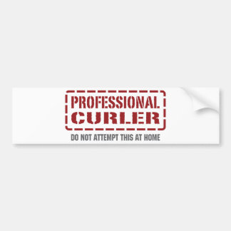 Professional Curler Bumper Sticker