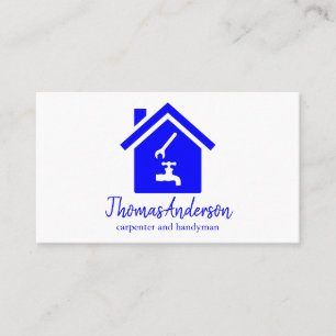 Professional Custom Black Building Construction  Business Card