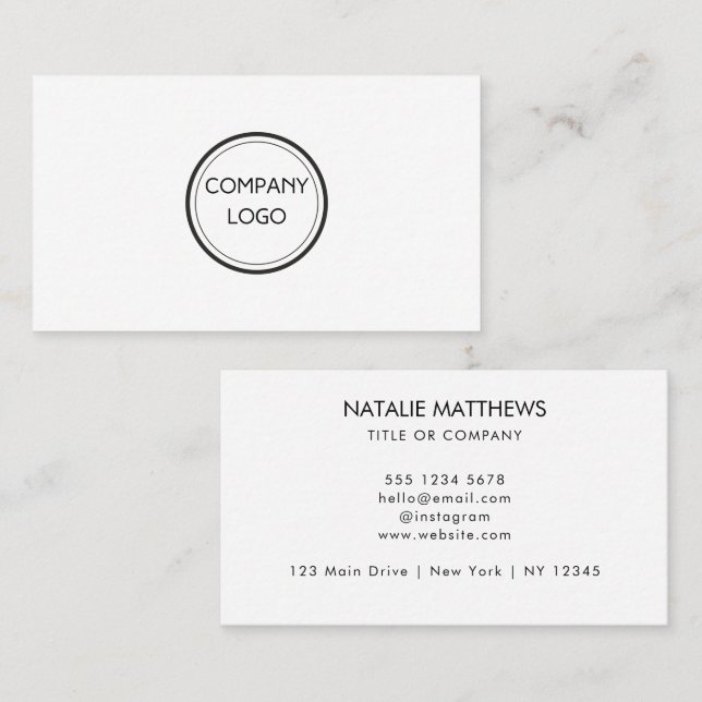 Professional Custom  Business Business Card (Front/Back)