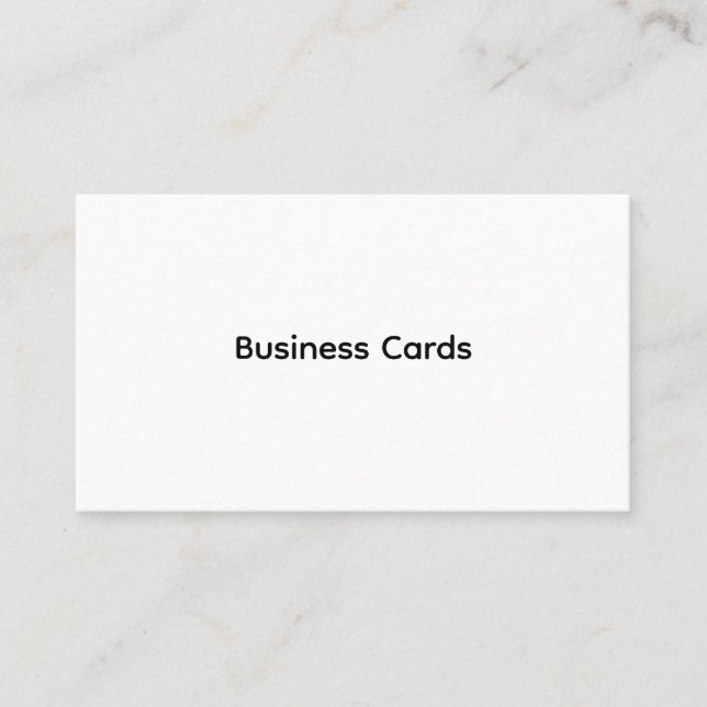 Professional Custom Business Card (Front)