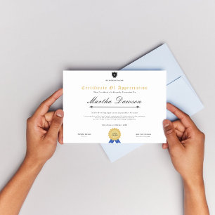Professional Custom Business Certificates