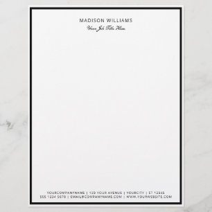 Professional Custom  Business Custom Letterhead