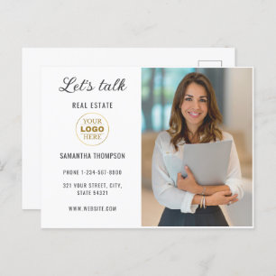 Professional Custom  Business Holiday Postcard