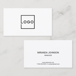 Professional Custom Business Logo Card