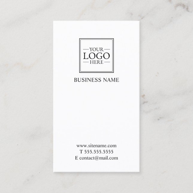 Professional Custom Business Logo Card (Front)