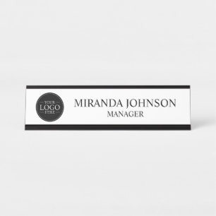 Professional Custom Business Logo Desk Name Plate