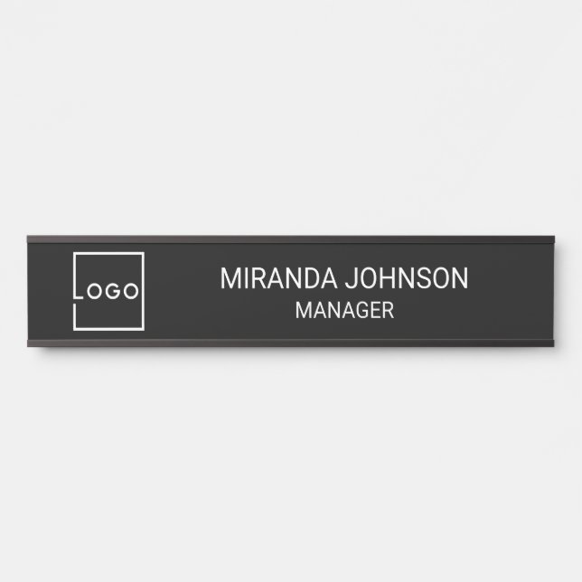 Professional Custom Business Logo Door Sign (Front)
