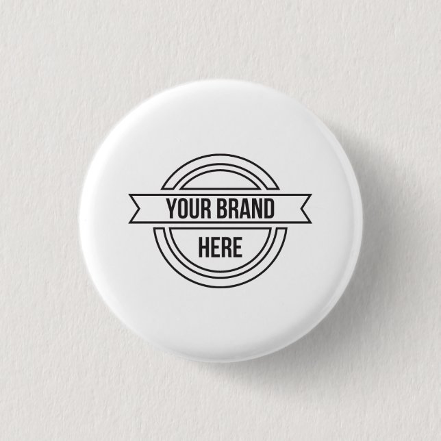 Professional Custom Business Logo Promotion 3 Cm Round Badge (Front)