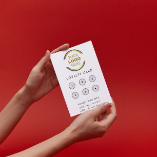Professional Custom Business Loyalty Card