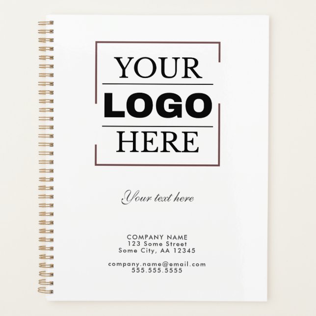 Professional Custom  Business Planner (Front)