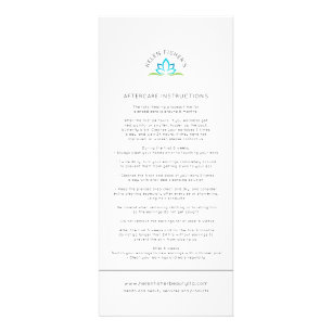 Professional Custom Business Rack Card