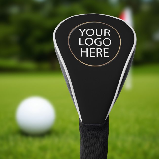 Professional Custom Company | Business Logo Black Golf Head Cover (Creator Uploaded)