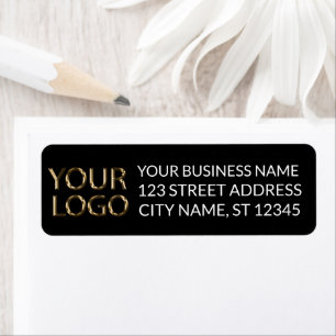 Professional Custom Company Logo Business Black   