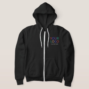 Professional Custom Company Logo Business Black Hoodie