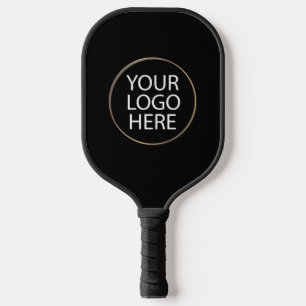 Professional Custom Company Logo Business Black Pickleball Paddle