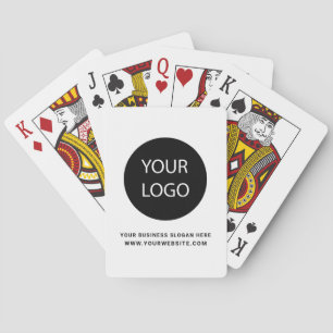 Professional Custom Company Logo Business White Playing Cards