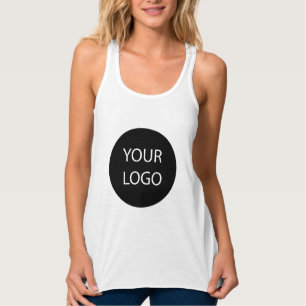 Professional Custom Company Logo Business White Singlet