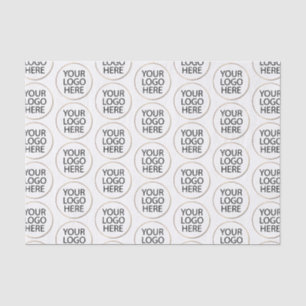 Professional Custom Company Logo Business White Tissue Paper