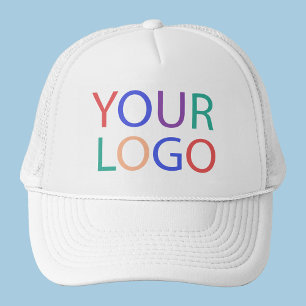 Professional Custom Company Logo Business White    Trucker Hat