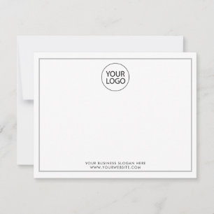 Professional Custom Company Logo Text Business Card