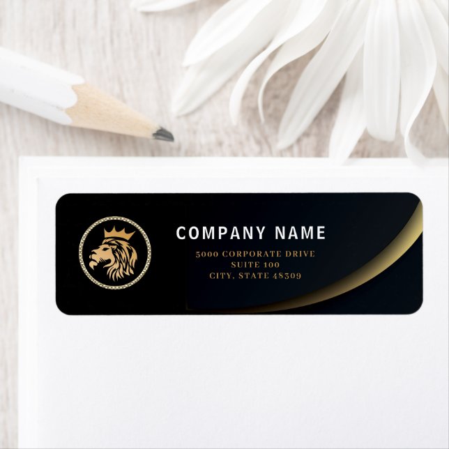 Professional Custom Elegant Lion Logo (Insitu)