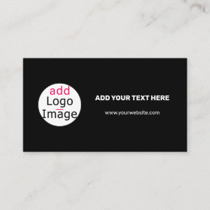 Professional Custom Extravagant Business Black  Enclosure Card