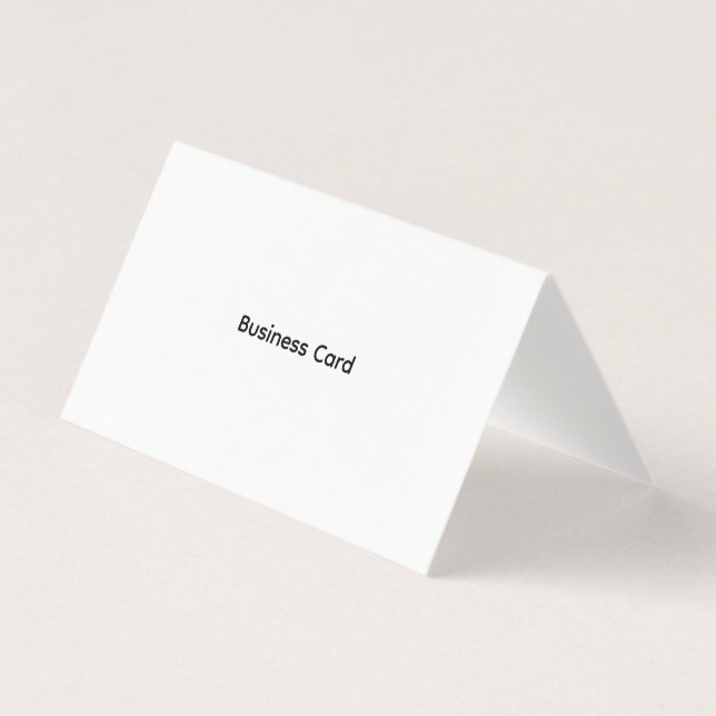 Professional Custom Folded Business Card (Front)