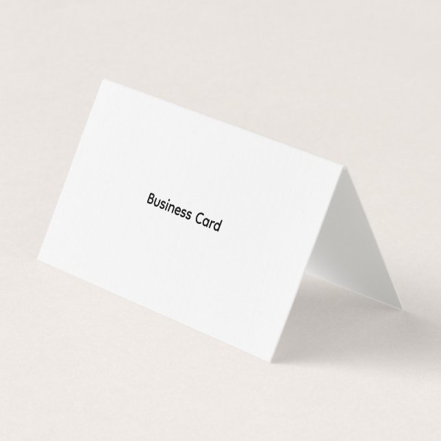 Professional Custom Folded Business Card (Front)
