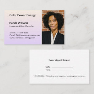 Professional Custom HeadShot Business Card