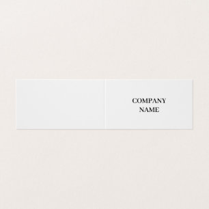 Professional Custom Horizontal Book Fold Folded Business Card