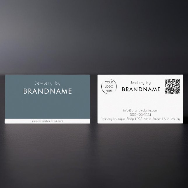 Professional Custom Logo QR-code Business Card (Creator Uploaded)