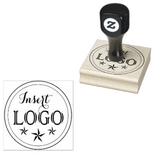 Professional Custom Logo Rubber Wood Stamp