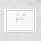 Professional Custom Logo | Simple Gift Certificate