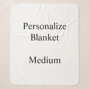 professional custom Medium Sherpa Blanket