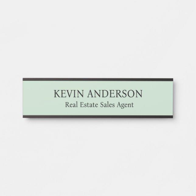 Professional Custom Name Plate Office Door Sign (Front)