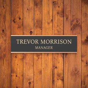 Professional Custom Name Plate Office Door Sign