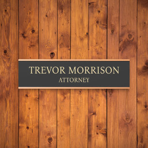 Professional Custom Name Plate Office Door Sign