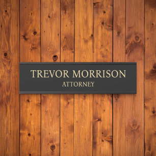 Professional Custom Name Plate Office Door Sign