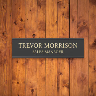 Professional Custom Name Plate Office Door Sign