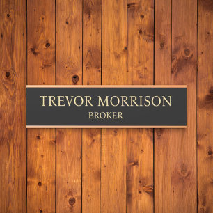 Professional Custom Name Plate Office Door Sign