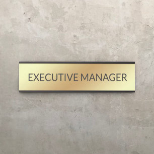 Professional Custom Name Plate Office Door Sign