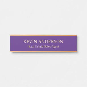 Professional Custom Name Plate Office Door Sign