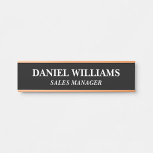 Professional Custom Name Plate Office Door Sign