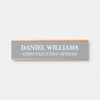Professional Custom Name Plate Office Door Sign