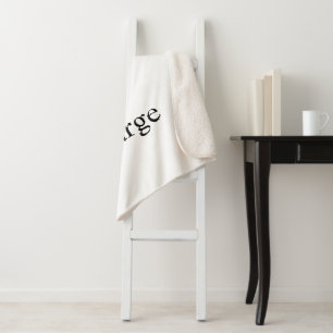 professional custom simple Large Sherpa Blanket