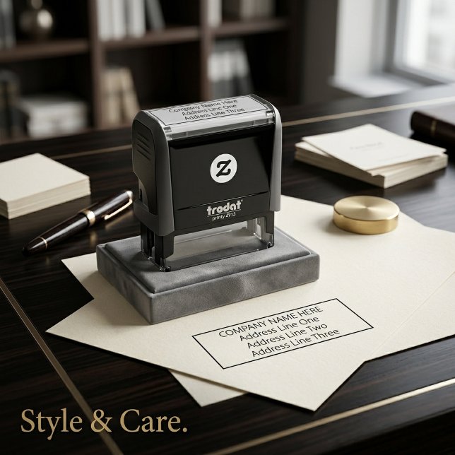 Professional Custom Stamp for Office Name & Addres (Professional Custom Stamp for Office Name & Address)