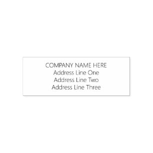 Professional Custom Stamp for Office Name & Addres